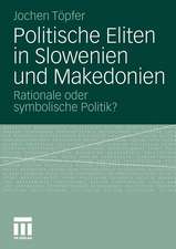 Politische Eliten in Slowenien und Makedonien: Rationale oder symbolische Politik?