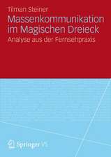 Massenkommunikation im Magischen Dreieck: Analyse aus der Fernsehpraxis