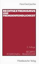 Rechtsextremismus und Fremdenfeindlichkeit: Begriffe · Positionen · Praxisfelder