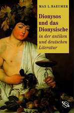 Dionysos u. das Dionysische