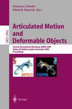 Articulated Motion and Deformable Objects: Second International Workshop, AMDO 2002, Palma de Mallorca, Spain, November 21-23, 2002, Proceedings