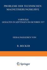 Probleme der Technischen Magnetisierungskurve: Vorträge Gehalten in Göttingen im Oktober 1937