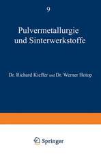 Pulvermetallurgie und Sinterwerkstoffe