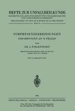 Symphysenzerreissungen: Erfahrungen an 76 Fällen