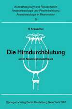 Die Hirndurchblutung unter Neuroleptanaesthesie: Tierexperimentelle Untersuchungen zur Pharmakologie von Dehydrobenzperidol und Fentanyl