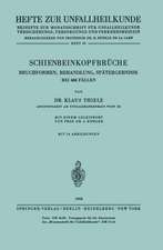 Schienbeinkopfbrüche: Bruchformen, Behandlung, Spätergebnisse bei 486 Fällen