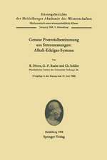 Genaue Potentialbestimmung aus Streumessungen: Alkali-Edelgas-Systeme