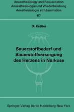 Sauerstoffbedarf und Sauerstoffversorgung des Herzens in Narkose