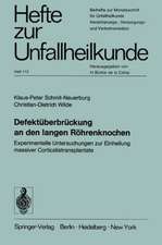 Defektüberbrückung an den langen Röhrenknochen: Experimentelle Untersuchungen zur Einheilung massiver Corticalistransplantate