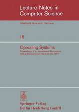 Operating Systems: Proceedings of an International Symposium held at Rocquencourt, April 23–25, 1974