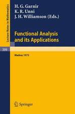 Functional Analysis and its Applications: International Conference, Madras, 1973