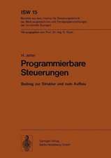 Programmierbare Steuerungen: Beitrag zur Struktur und zum Aufbau