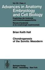 Chondrogenesis of the Somitic Mesoderm