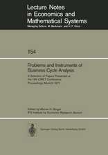 Problems and Instruments of Business Cycle Analysis