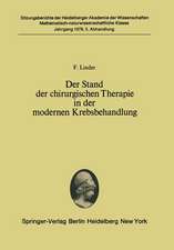 Der Stand der chirurgischen Therapie in der modernen Krebsbehandlung: (vorgelegt in der Sitzung vom 24. Juni 1978)