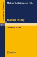 Number Theory, Carbondale 1979: Proceedings of the Southern Illinois Number Theory Conference Carbondale, March 30 and 31, 1979