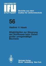 Möglichkeiten zur Steuerung des Stoffflusses beim Ziehen großer unregelmäßiger Blechteile