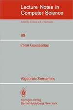 Algebraic Semantics