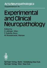 Experimental and Clinical Neuropathology: Proceedings of the First European Neuropathology Meeting, Vienna, May 6–8, 1980