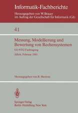 Messung, Modellierung und Bewertung von Rechensystemen