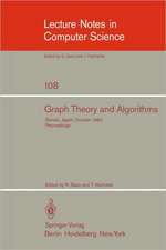 Graph Theory and Algorithms: 17th Symposium of Research Institute of Electrical Communication, Tohoku University, Sendai, Japan, October 24-25, 1980. Proceedings