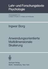 Anwendungsorientierte Multidimensionale Skalierung