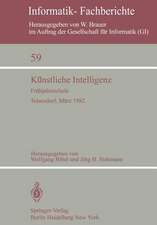 Künstliche Intelligenz: Frühjahrsschule Teisendorf, 15.–24. März 1982