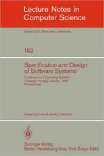 Specification and Design of Software Systems: Conference on Operating Systems. Visegrad, Hungary, January 23-27, 1982; Proceedings