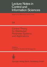 Control Theory for Distributed Parameter Systems and Applications