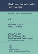 Die EDV in den Krankenhäusern der Bundesrepublik Deutschland: Das Ergebnis einer Umfrage