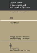 Energy Systems Analysis for Developing Countries