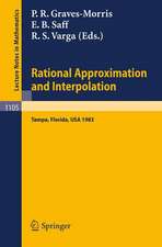 Rational Approximation and Interpolation: Proceedings of the United Kingdom - United States Conference, held at Tampa, Florida, December 12-16, 1983