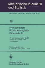 Krankendaten Krankheitsregister Datenschutz: 29. Jahrestagung der GMDS Frankfurt, 10.–12. Oktober 1984 Proceedings