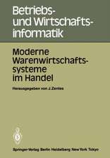 Moderne Warenwirtschaftssysteme im Handel: Internationale Fachtagung 25.–27. Oktober 1984, Rüschlikon-Zürich