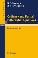 Ordinary and Partial Differential Equations: Proceedings of the Eighth Conference held at Dundee, Scotland, June 25-29, 1984