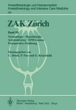 ZAK Zürich: Band III: Neonatologie · Herzchirurgie Arteriosklerose · EPH-Gestose Postoperative Ernährung