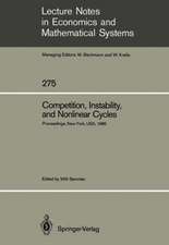 Competition, Instability, and Nonlinear Cycles: Proceedings of an International Conference New School for Social Research New York, USA, March 1985