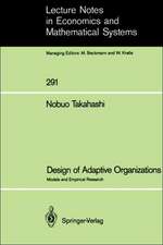 Design of Adaptive Organizations