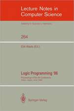 Logic Programming '86: Proceedings of the 5th Conference, Tokyo, Japan, June 23-26, 1986