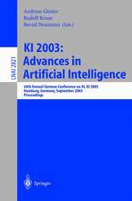 KI 2003: Advances in Artificial Intelligence: 26th Annual German Conference on AI, KI 2003, Hamburg, Germany, September 15-18, 2003, Proceedings