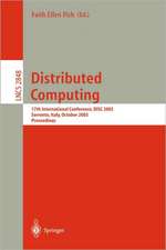 Distributed Computing: 17th International Conference, DISC 2003, Sorrento, Italy, October 1-3, 2003, Proceedings