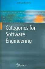 Categories for Software Engineering