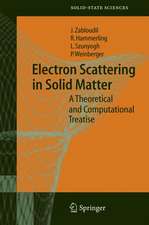 Electron Scattering in Solid Matter: A Theoretical and Computational Treatise