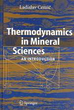 Thermodynamics in Mineral Sciences: An Introduction