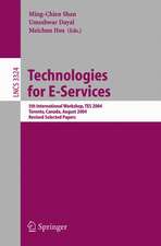 Technologies for E-Services: 5th International Workshop, TES 2004, Toronto, Canada, August 29-30, 2004, Revised Selected Papers