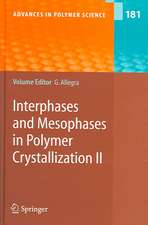 Interphases and Mesophases in Polymer Crystallization II