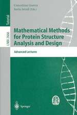 Mathematical Methods for Protein Structure Analysis and Design: Advanced Lectures