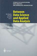 Between Data Science and Applied Data Analysis