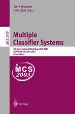 Multiple Classifier Systems: 4th International Workshop, MCS 2003, Guilford, UK, June 11-13, 2003, Proceedings