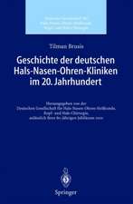 Geschichte Der Deutschen Hals-Nasen-Ohren-Kliniken Im 20. Jahrhundert